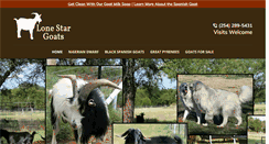 Desktop Screenshot of lonestarpygmy.com