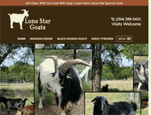 Tablet Screenshot of lonestarpygmy.com
